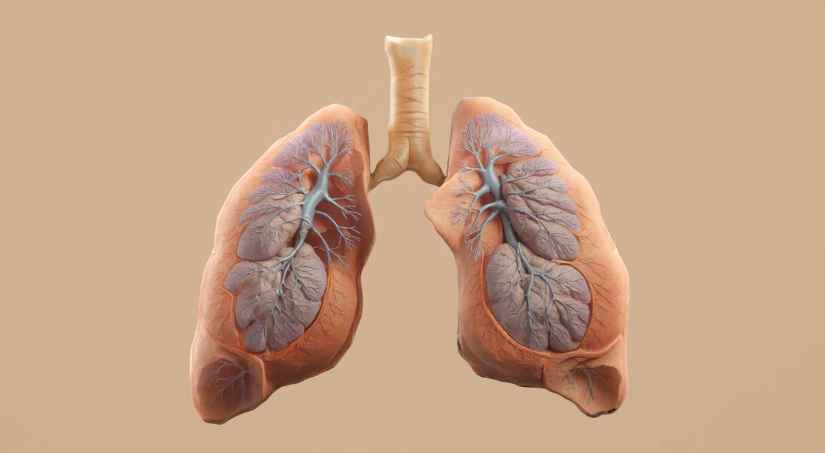 Woman practicing diaphragmatic breathing as part of a lung cleansing program
